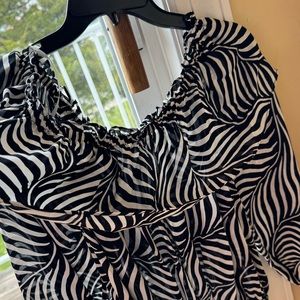 M Kors off shoulders blouse